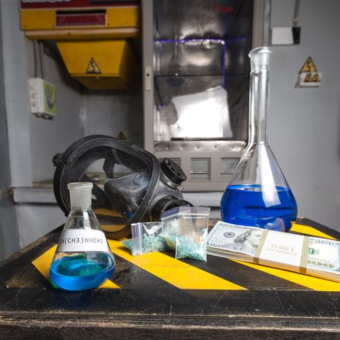 Österreich: Crystal Meth Labor (Symbolbild)