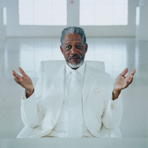 Morgan Freeman in seiner Rolle als Gott aus dem Film "Bruce Almighty"