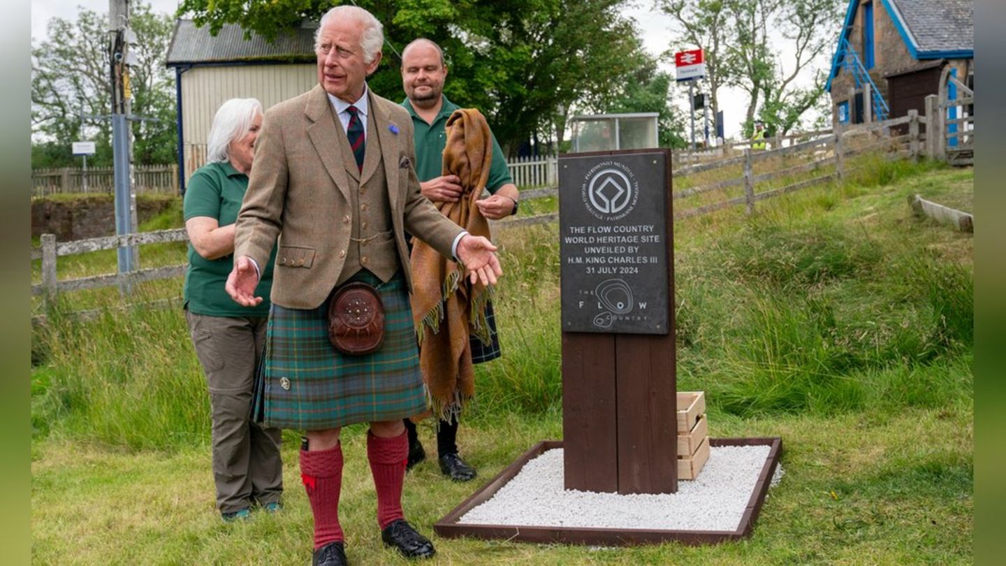 König Charles III.: Royal ehrt UNESCO-Weltnaturerbe in Schottland