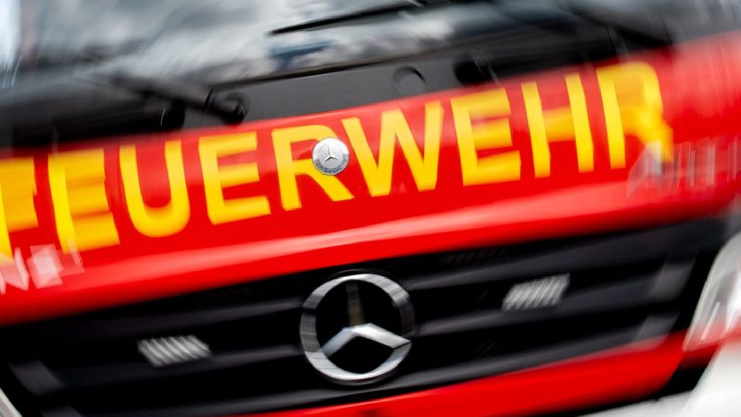 Feuer: Brand in Gebäude in Lichtenberg - Rauchwolke über Berlin