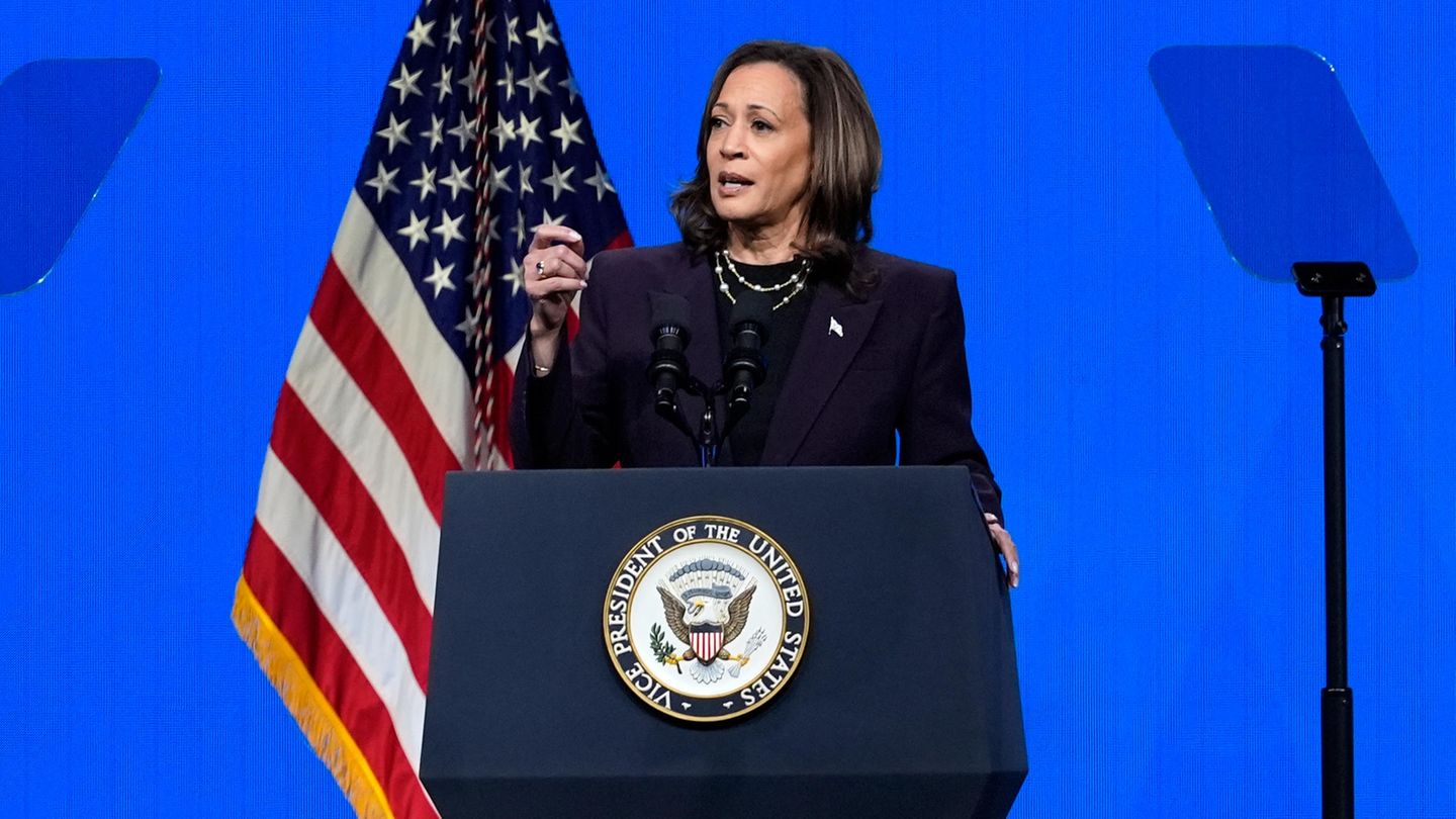 US-Wahlkampf: Trump beleidigt Kamala Harris, sie kontert: 