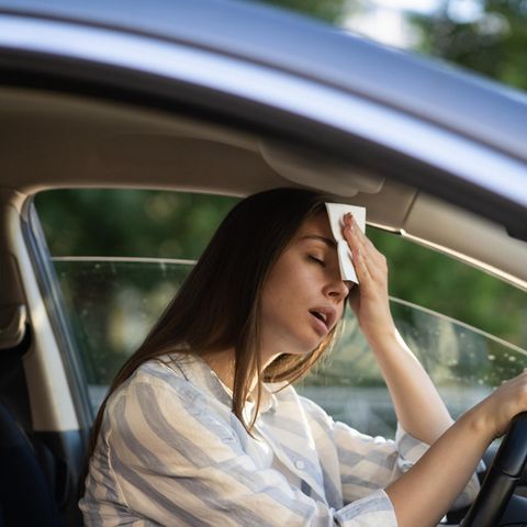 Auto Elektroauto Heiß Sommer