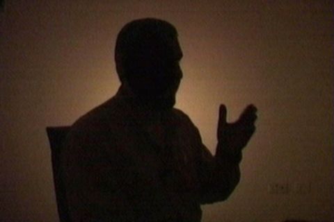 Dieses von der Hamas veröffentlichte Bild soll die Silhouette von Mohammed Deif zeigen