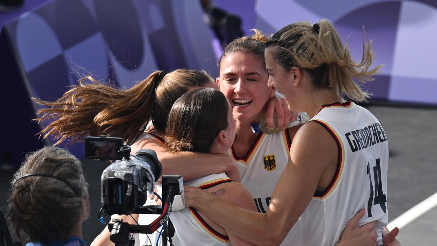 Die Highlights aus Paris: Erfolgreiche Frühschicht: 3x3-Basketballerinnen schlagen Favorit Kanada