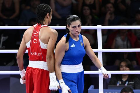 Olympia: Boxerinnen Imane Khelif und Angela Carini