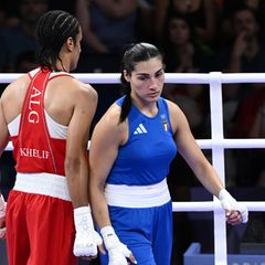 Olympia: Boxerinnen Imane Khelif und Angela Carini