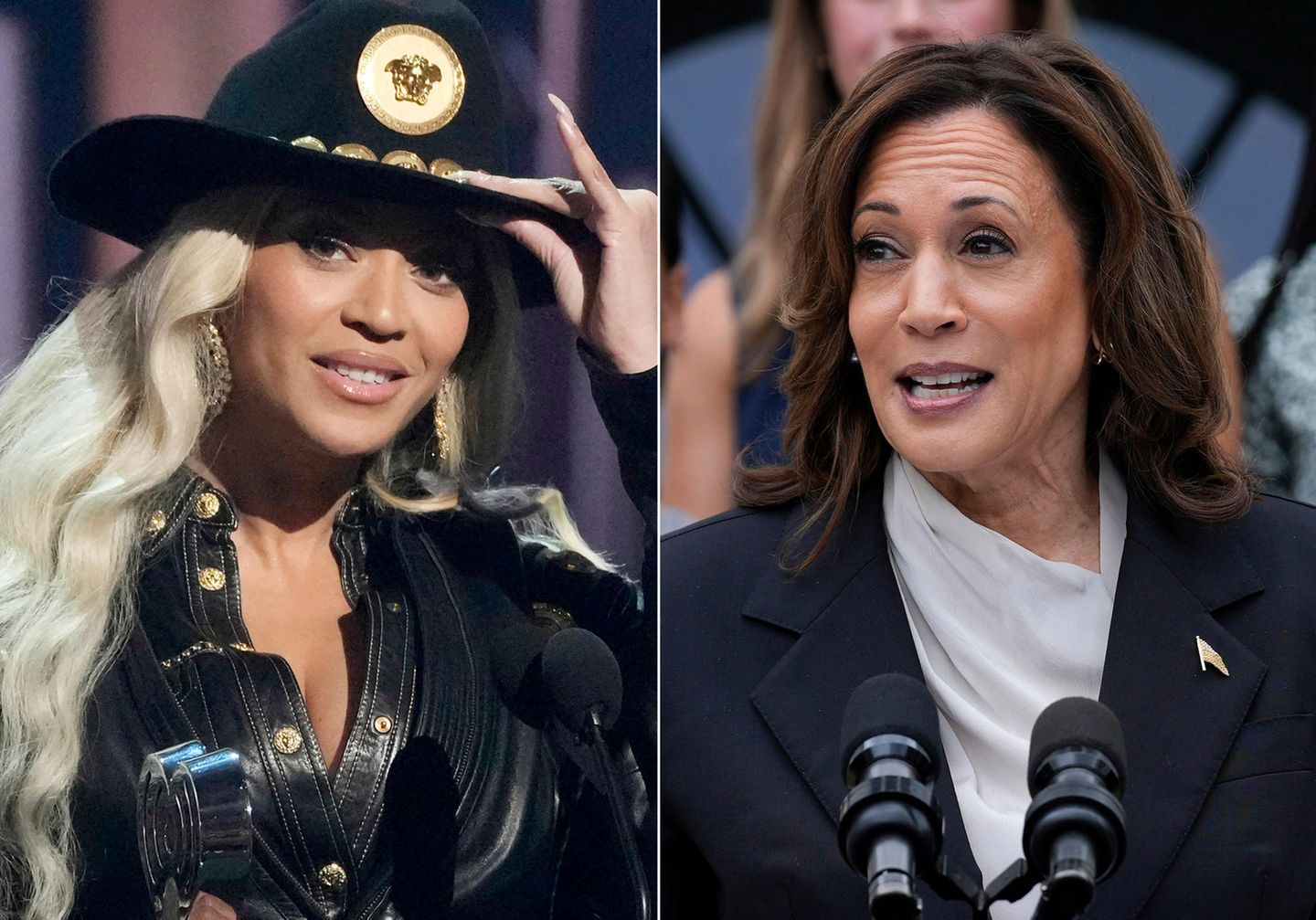 Geschenkte Hits und vier Millionen Dollar: Beyoncés Kampf für Obama und Kamala Harris  Kaum hatte Joe Biden das Handtuch geworfen, und Kamala Harris war in den Ring gestiegen, da war sie zur Stelle: Beyoncé stellte der Vizepräsidentin ihren Hit "Freedom" aus dem Jahr 2016 zur Verfügung. Nicht nur, dass kurz darauf Harris' erster Wahlkampfspot mit der kämpferischen Freiheits-Hymne online ging – die 59-Jährige wird das Stück, das nach der Ermordung von George Floyd zur Erkennungsmelodie der "Black Lives Matter"-Bewegung geworden ist, auch als Eröffnung ihrer Wahlveranstaltungen spielen. Nach Bekanntgabe schoss das On-Demand-Streaming des Songs um 1300 Prozent in die Höhe.  Beyoncé mischt schon seit vielen Jahren in der US-Politik mit, immer auf Seite der Demokraten. Sie sammelte mit einem Fundraiser vier Millionen Dollar für Barack Obamas Wahlkampf, sang 2013 bei seiner Amtseinführung die Nationalhymne und trat später mit Ehemann Jay-Z für Hillary Clinton auf. In Beyoncés Engagement für Harris haben sich Dutzende andere Stars eingereiht: Ariana Grande, Cardi B, John Legend, Charli XCX, Barbra Streisand, Questlove, Katy Perry …