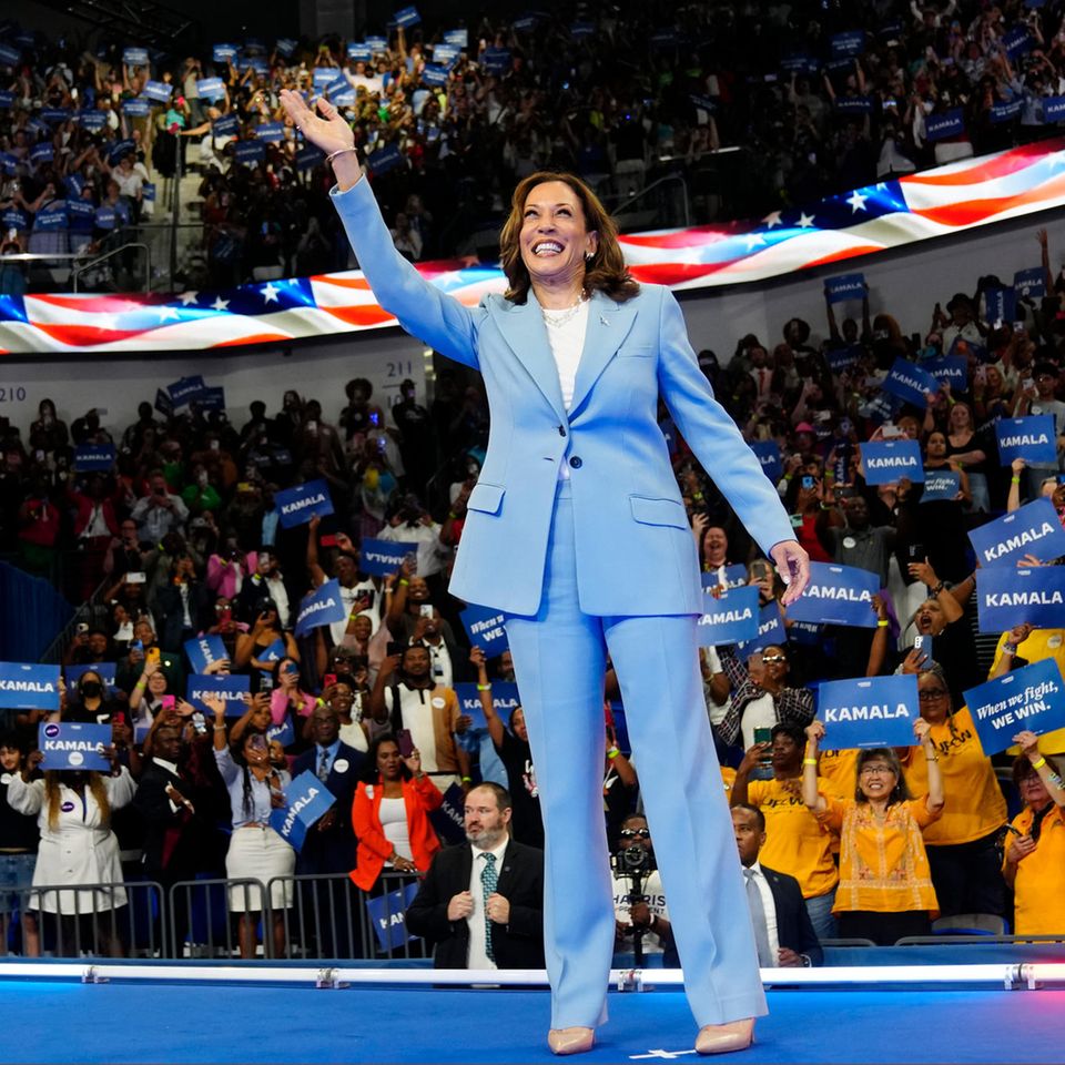 Sie ist ready: Vizepräsidentin Kamala Harris wäre die erste Frau im höchsten Staatsamt der USA