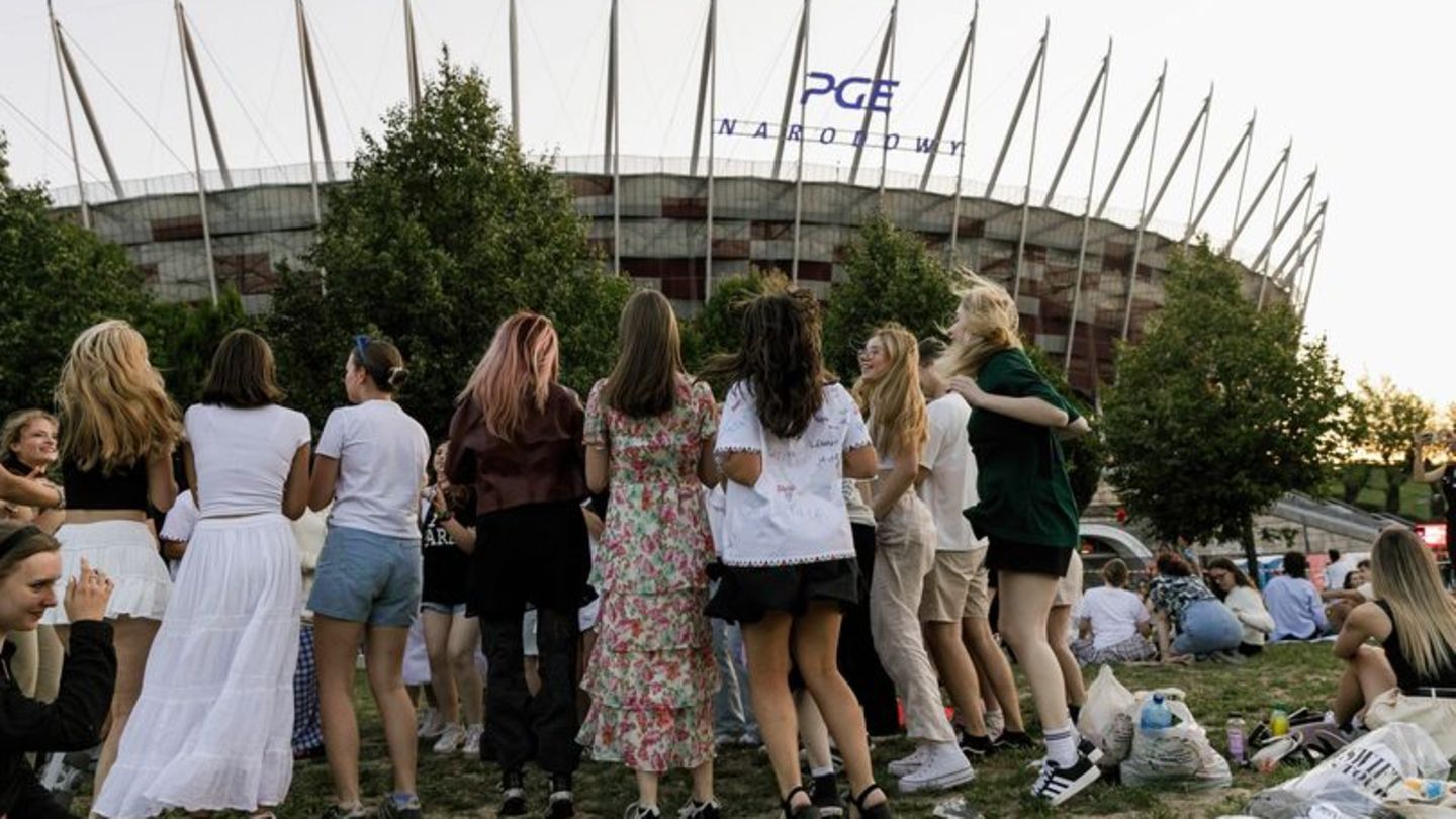 Dreitägiges Gastspiel: Klimaprotest gegen Taylor Swift in Warschau