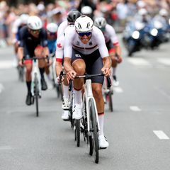 Nils Politt beim Straßenrennen in Paris am Samstag