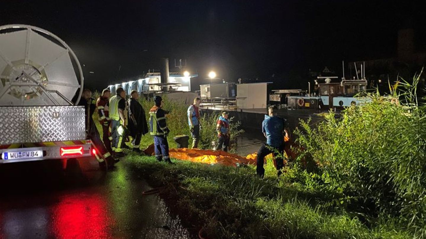 Notfälle: Öl im Main - Schifffahrt bei Würzburg wieder freigegeben