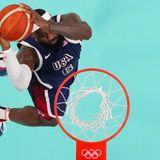König im Anflug: LeBron James ist einer der Superstars bei den Olympischen Spielen – und zeigt das bei den Auftritten des als "Dream-Team" bekannten US-Basketballteams immer wieder
