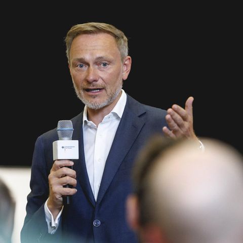 Christian Lindner beim Bürgerdialog in Potsdam