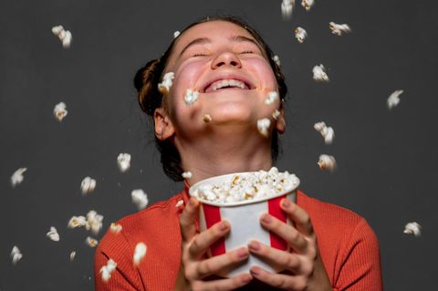 Popcorn ist schlecht für die Zähne