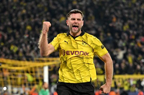 BVB-Stürmer Niclas Füllkrug jubelt