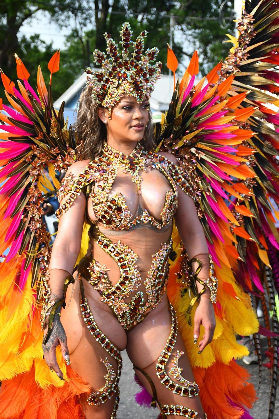 Rihanna selbstbewusst und wunderschön beim Karneval in ihrer Heimat Barbados