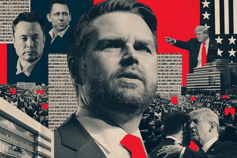 Collage mit J.D. Vance
