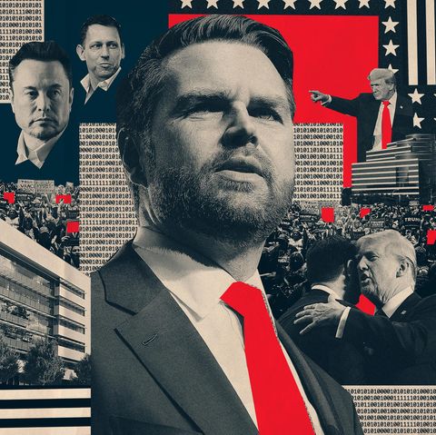 Collage mit J.D. Vance