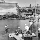 In einem MGM-Becken wird ein Flug nachgestellt