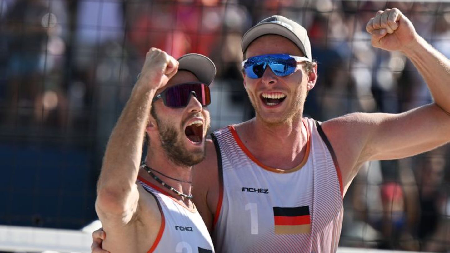 Olympische Spiele in Paris: Nervös zu Gold? Beach-Duo Ehlers/Wickler im Halbfinale