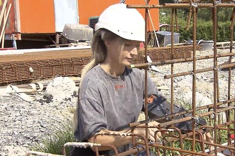 Julia Schäfer ist Maurermeisterin mit Leidenschaft. Doch für den Nachwuchs ist das Handwerk immer noch nicht attraktiv genug, um alle freien Stellen zu besetzen.       