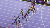 Millimeterentscheidung: So knapp war ein 100-Meter-Finale noch nie. Der US-Amerikaner Noah Lyles wurde seiner Favoritenrolle gerecht. Zum Letzten, Oblique Seville, hatte er nur 0,12 Sekunden Vorsprung