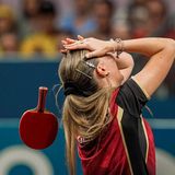 Annett Kaufmann scheint es selbst nicht ganz glauben zu können. Angeführt von der 18 Jahre alten Deutschen Meisterin im Einzel und Doppel bezwang das deutschen Frauen-Team Indien und steht im Halbfinale