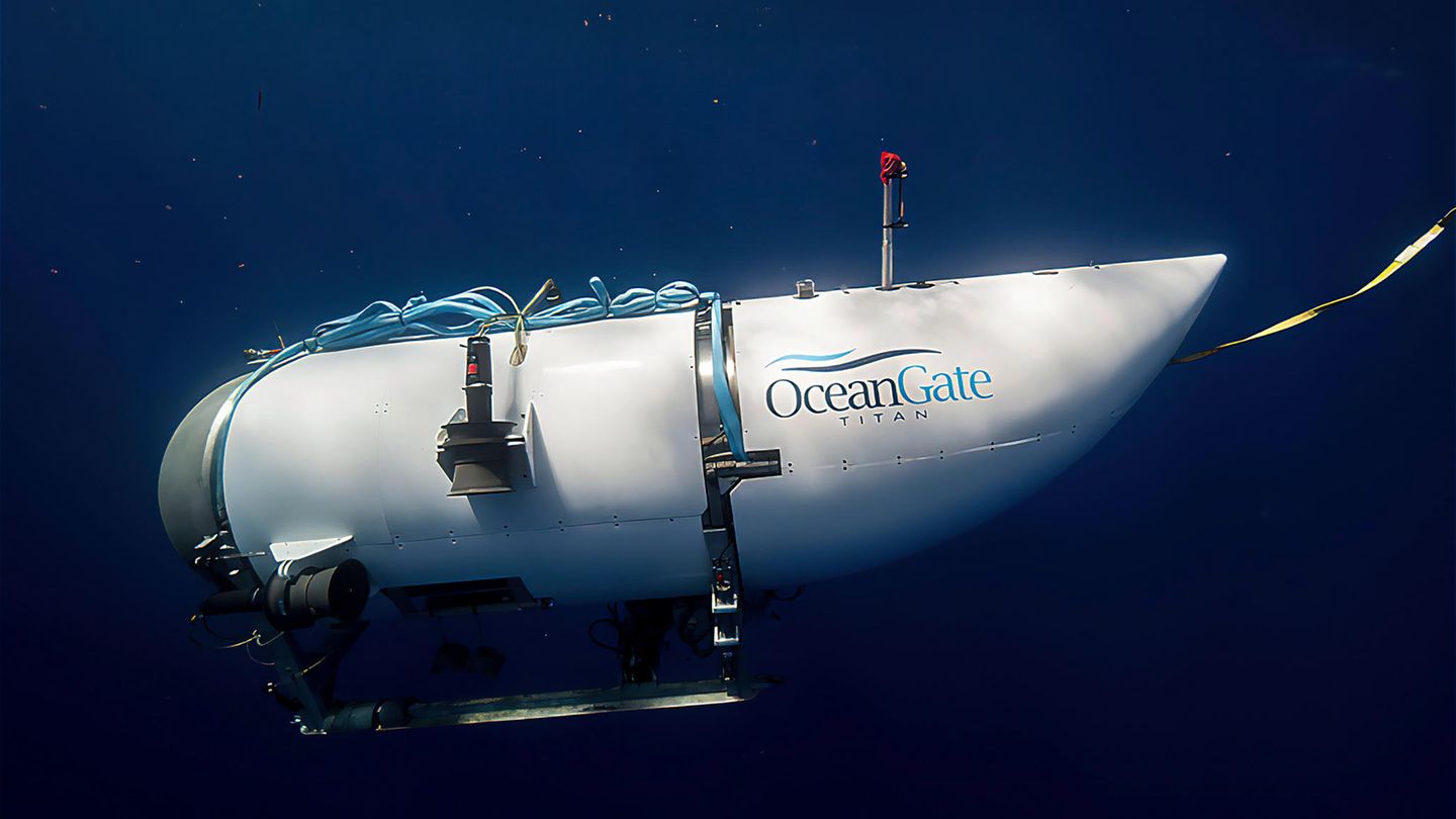 Das U-Boot "Titan" der US-Firma Oceangate. Ein Sitzplatz kostete 250.000 Dollar