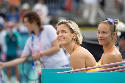 Laura Ludwig im Eiffelturm-Stadion.