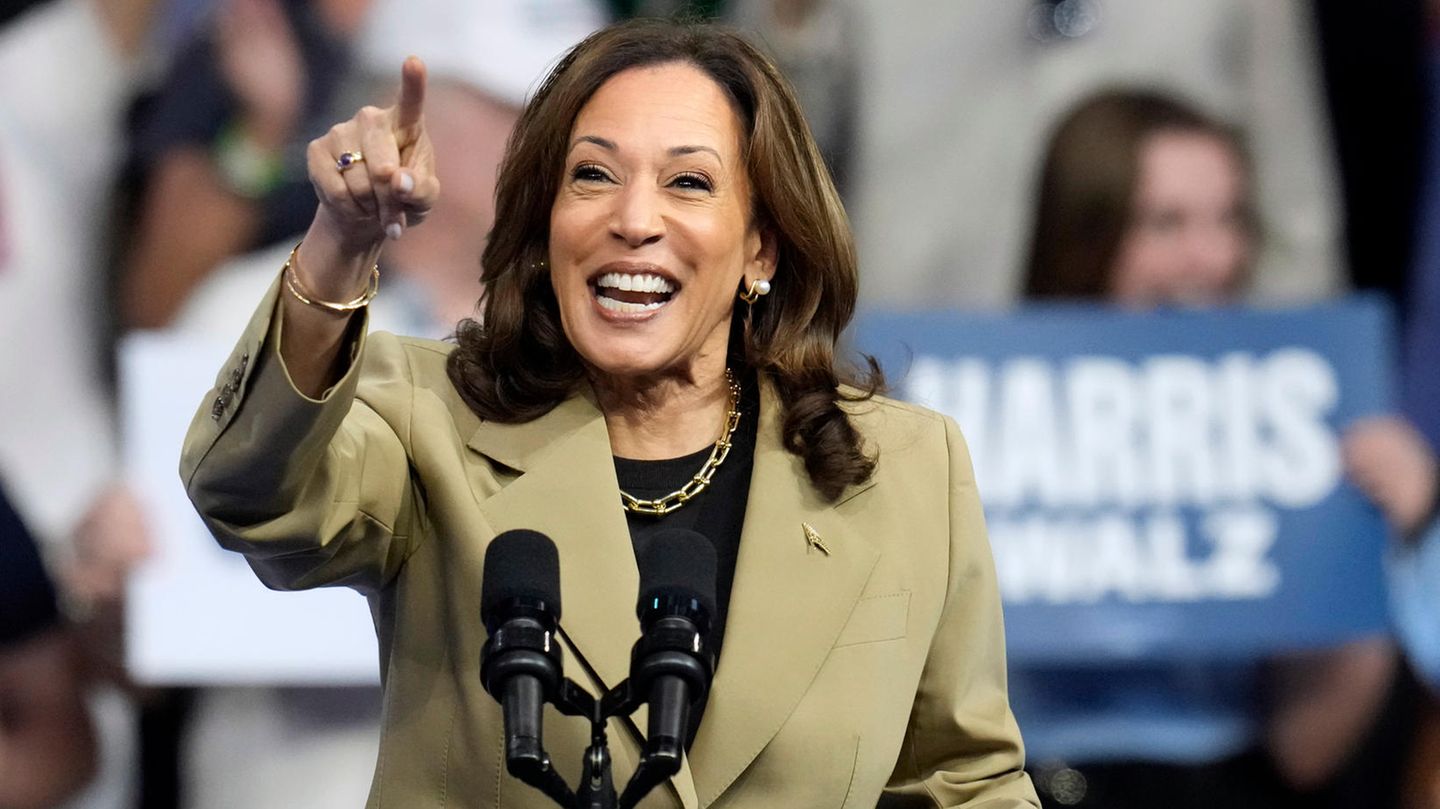 US-Wahlkampf: Kamala Harris laut Umfragen in drei Swing States beliebter als Donald Trump