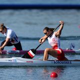 Bei den meisten Sportlern lässt sich nur erahnen, wie viel Training hinter den Leistungen steckt. Bei Dorota Borowska in ihrem Kanu kann man es allerdings wirklich sehen