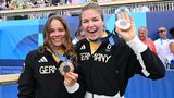 Im Kajak-Rennen über 500 Meter holten die Athletinnen die Bronzemedaille
