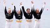 Maren Voelz, Tabea Schendekehl, Leonie Menzel und Pia Greiten legten einen imposanten Schlussspurt hin und schafften es noch auf das Siegertreppchen. Aus Pars bringen sie Bronze mit