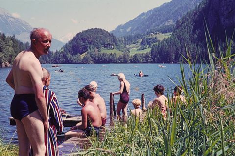 Nostalgie: Ein Bild eines Badesees in der DDR