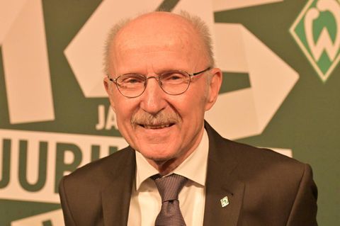 Willi Lemke im Februar dieses Jahres bei der Feier zum 125. Jubiläum von Werder Bremen