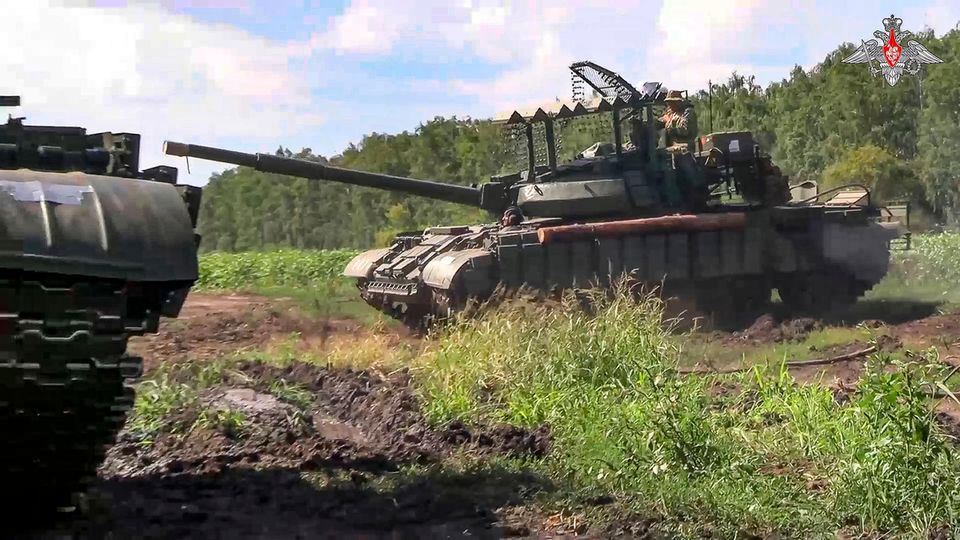 Russische Panzer im Raum Kursk