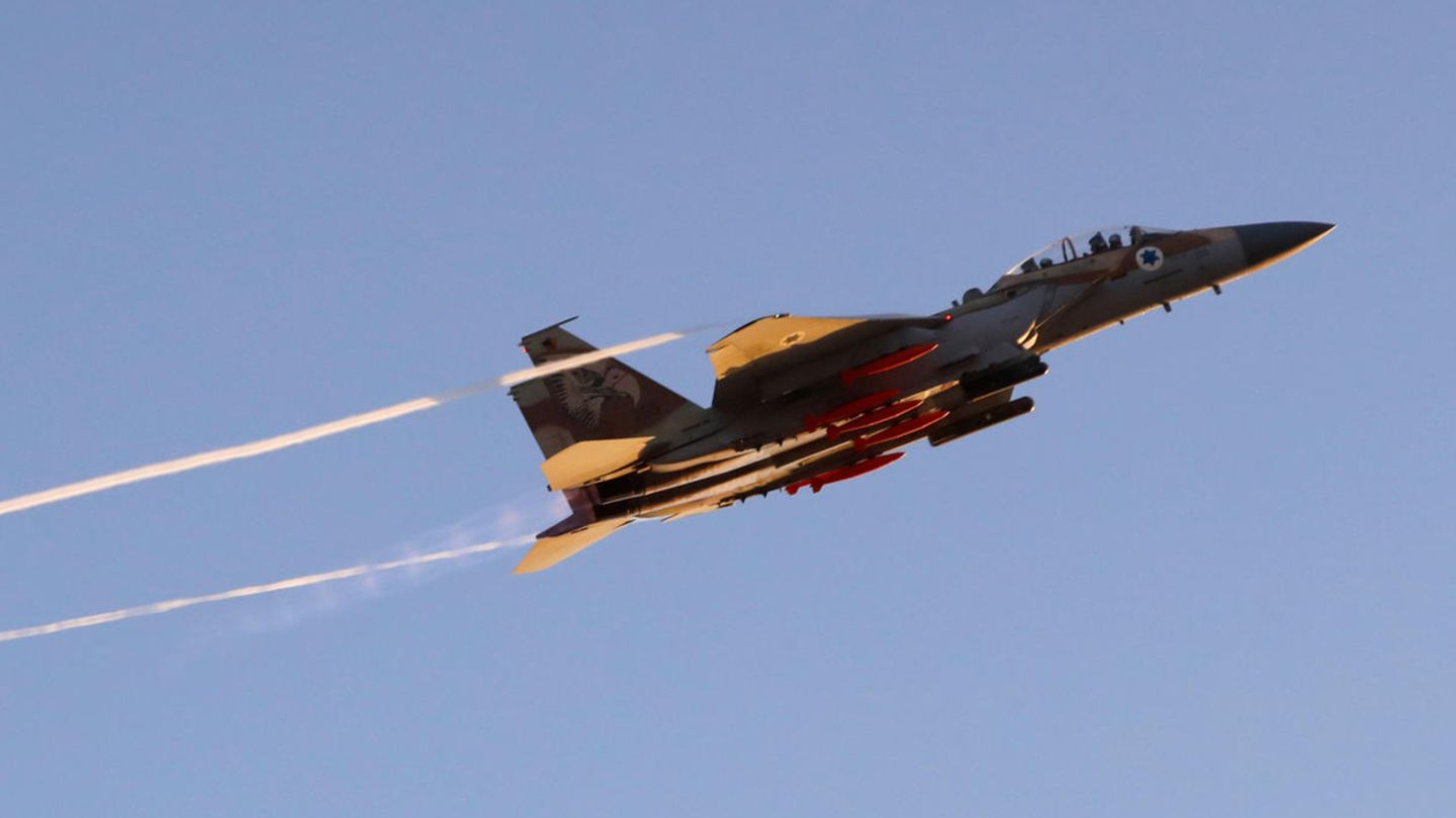 Eine F15 der israelischen Luftwaffe. Mehr als 50 solcher Kampfjets wollen die USA Israel ab 2029 liefern