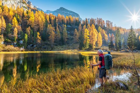 Wandern im Herbst in Südtirol