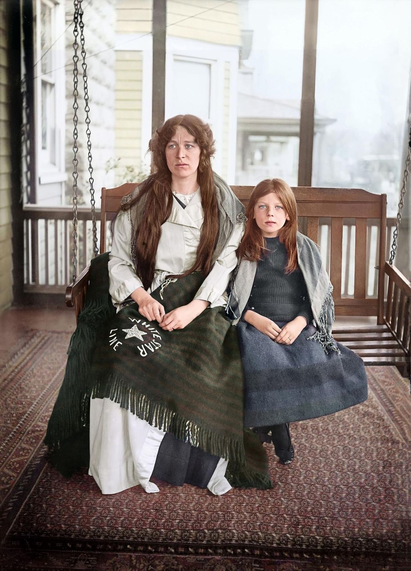Charlotte Collyer und ihre Tochter Marjorie Charlotte Collyer und ihre Tochter Marjorie
