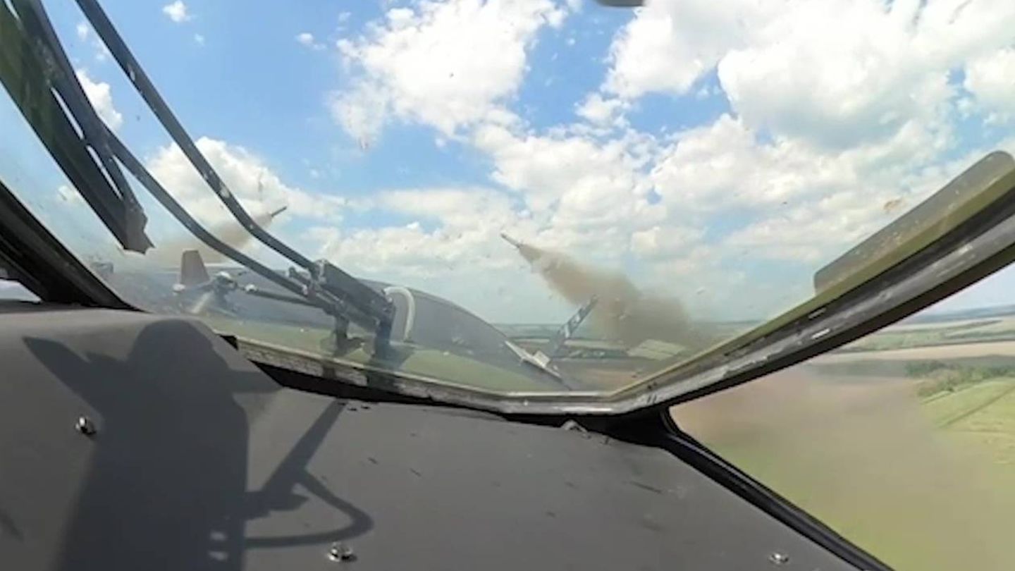 Sicht eines Hubschrauberpiloten