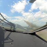 Sicht eines Hubschrauberpiloten