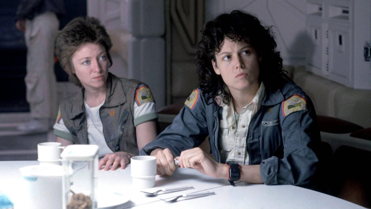 "Alien – Das unheimliche Wesen aus einer fremden Welt" Sigourney Weaver Alien Casio F-100 Double