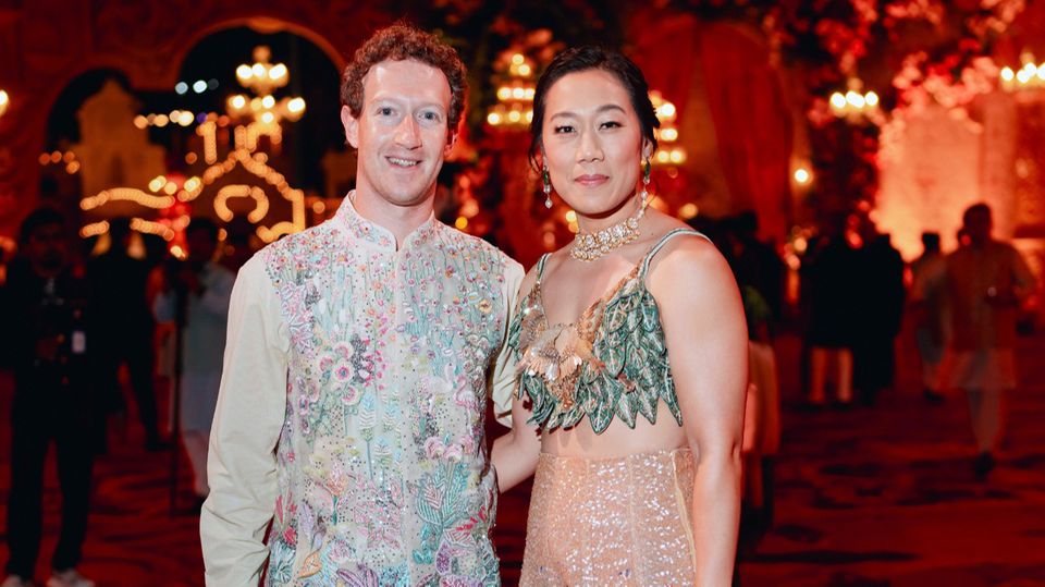 Mark Zuckerberg and Gattin Priscilla Chan