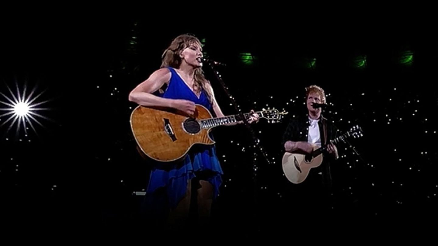 Konzert im Wembley Stadion: Riesige Überraschung: Taylor Swift singt gemeinsam mit Ed Sheeran in London