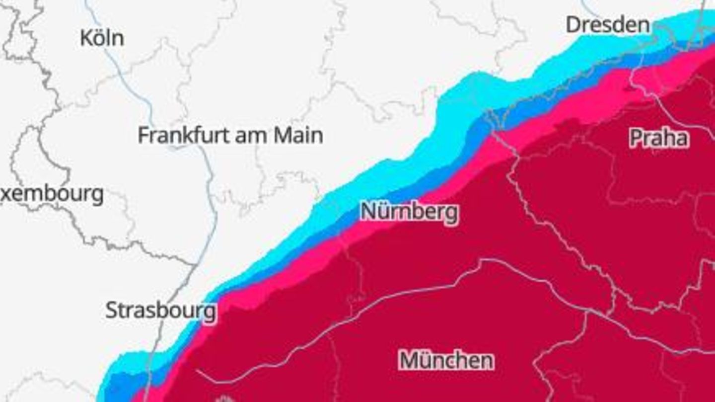 Wetter: K&uuml;hle Luft im Norden, Warnung vor Gewittern im S&uuml;den &ndash; Karten zeigen die Lage