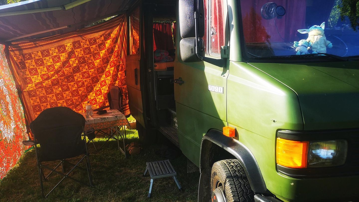 Camping ist ein Leben mit Improvisationen