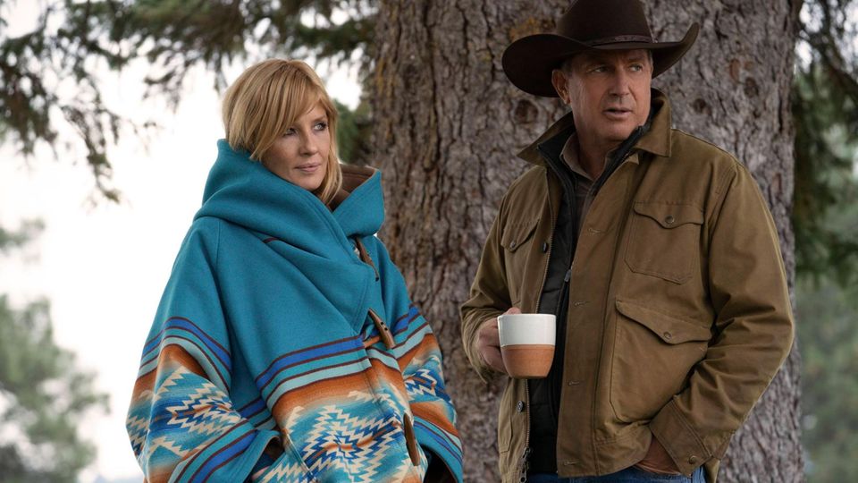 Kevin Costner and Kelly Reilly play a Baum-leaning character in "Yellowstone"