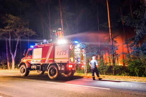 Auf den ehemaligen Truppenübungsplätzen in Brandenburg brechen immer wieder Feuer aus