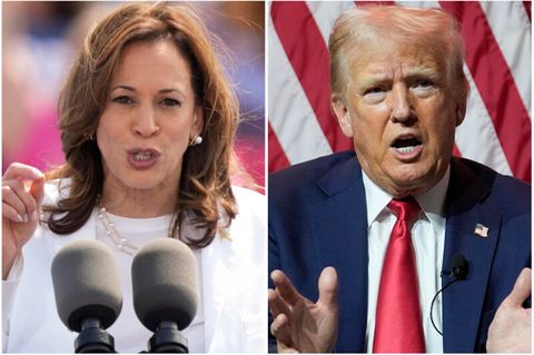 Kamala Harris und Donald Trump