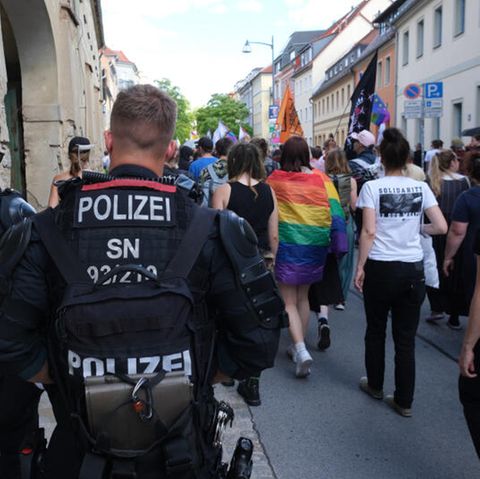 Der CSD in Bautzen wird von Polizisten geschützt